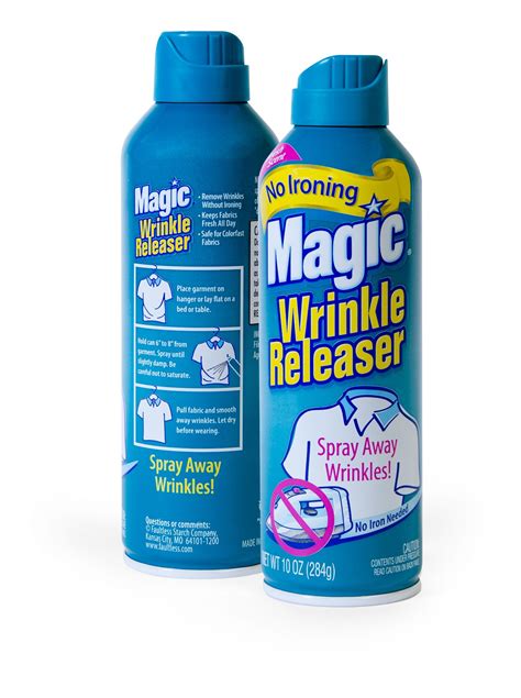 Keep your clothes looking fresh and pressed with Faultless Magic Wrinkle Releaser